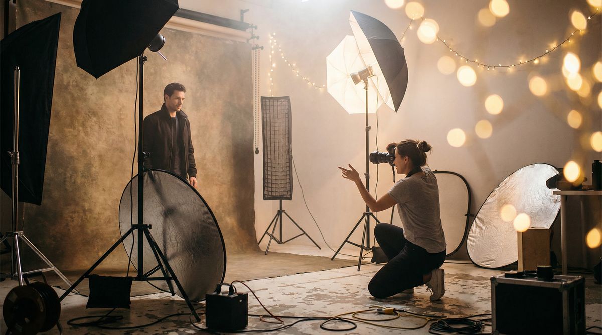 小马拉大车写真拍摄